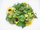 Sonnenblumenkranz GELB 