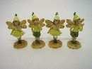 Polyelfe stehend 2Mod. GELB 11cm