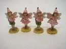 Polyelfe stehend 2Mod. PINK 11cm