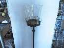 Windlichth. Metallfuss ohne Gl ohne Glas 22,5x22,5x96,5 cm