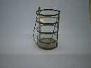 Windlicht m.Ringen ROST 19x12cm