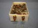 Acryl-Nadel m.Ornament BRAUN        36St.                         