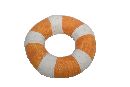 Schwimmreifen WEISS-ORANGE *7cm