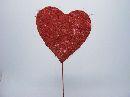 Herz flach ROT 15cm a.St.