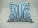 Kissen t&uuml;rkis/blau/ 38x38cm