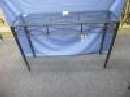 Tisch, Glas, rechteck, hoch ANTHRAZIT    113x34x73cm                   