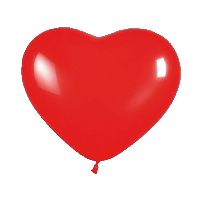 Luftballon ROT Herzform