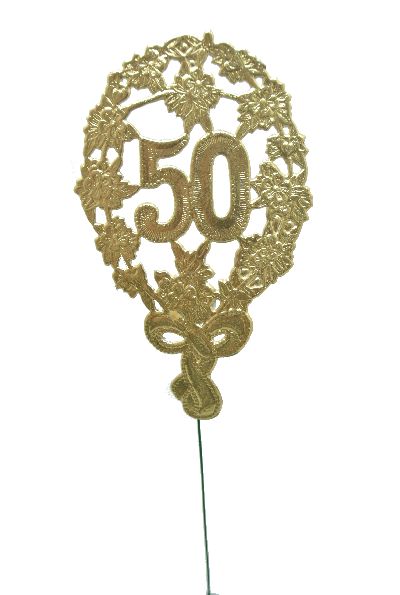Jubil&auml;umszahlen GOLD 50er