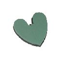Oasis® Herz geschlossen 12x14x3,5 cm