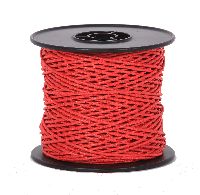 Papierkordel mit Draht ROT 26 2mm