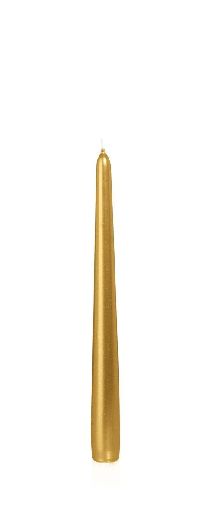 Spitzkerze konisch 26 GOLD GLÄNZEN 250/25 GOLD  ***