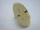 Kerzenteller m.Pin GOLD 10 cm