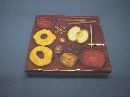 Servietten 33cm Weihnachten BORDEAUX Appeles with Cinnamon