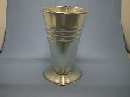 Vase m.Fuß ZINK D22cmxH60cm