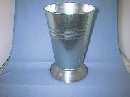 Vase m.Fuß ZINK D24,5cmxH44cm
