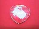 Glas-Diamant KLAR 8x5,5cm Herz