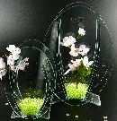 Glasvase oval hoch Green-House KLAR 20633 16x10cm