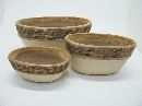 Jardinierenset Sparta CREME-BRAUN 17/23/30cm