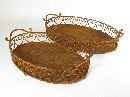 Tablett oval S/2 ROST 43,5 +52cm
