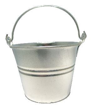 Zinkeimer mit Bügel ZINK / 1 Liter Ø14 cm x H11 cm