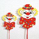 Clown Anton, Stecker BUNT 96436 7,5cm