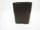 Glasvase oval 19X7X25Cm SCHWARZ