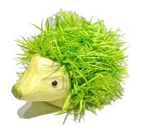 Igel liegend GRUEN L11cm