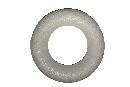 Styroporhalbringe Styropor Ø 20x4cm Ring flach