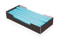 Spitzkerze konisch 32 azurblau 250 / 25mm