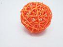 Rattanball ORANGE 10cm