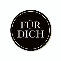 Aufkleber FÜR DICH 100 Stück - Box