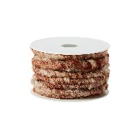 Wollstränge BRAUN-WEISS 653 10 mm / 10 mtr.