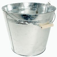 Eimer Metall / Metalleimer ZINK 35-145 Ø29cm H25cm  10 Liter