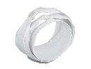 Palmenschale/Cocosschale WEISS-ANTIK 400373 S/3 28cm