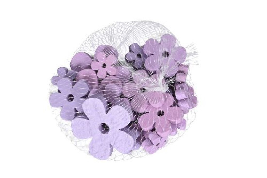 Streublüte Marry FLIEDER-LILA 680101 Holz 2,5+4+6cm Dicke=0,7cm
