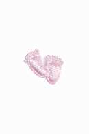 Babyfüßchen Satin ROSA 1252143 aus Satin Mädchen 2cm ca.150Stück