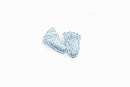 Babyfüßchen Satin HELLBLAU 1252142 aus Satin Junge 2cm ca.150Stück