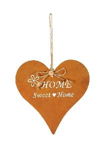Rostherz Home Sweet Home ROST  521164 17,5cm GL:28cm zum Aufhängen