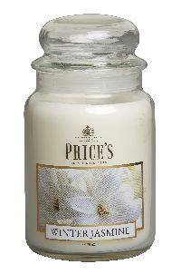 Duftkerze Price´s Candles WINTER JASMINE im Glas Brenndauer: 110-150 h