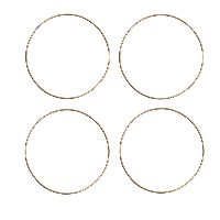 Metallring - Makramee Ring GOLD Floral Hoop Ø35cm Stärke 3,5mm  meg25