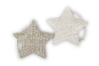 Hänger Naturals CREME-NATUR Stoff21764269 Stern 8cm