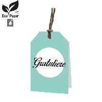 Minikarten Anhänger Gratuliere Eco Part Paper 52x82mm