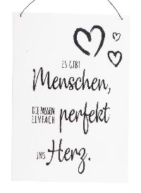 Holzschild Emotions Es gibt Menschen,die passen... 23x16x0,6cm  lasiert  31how