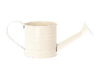 Giesskanne Pastello WEISS  862286428 Ø10xH10,5cm Metall