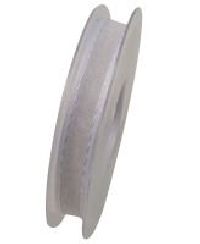 Band Champagner - Organzaband WEISS X347 01 B:15mm L:20m formstabile Kante