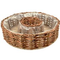 Pflanzkorb NATUR 20 812 rund Ø40xH10cm  Pflanzring